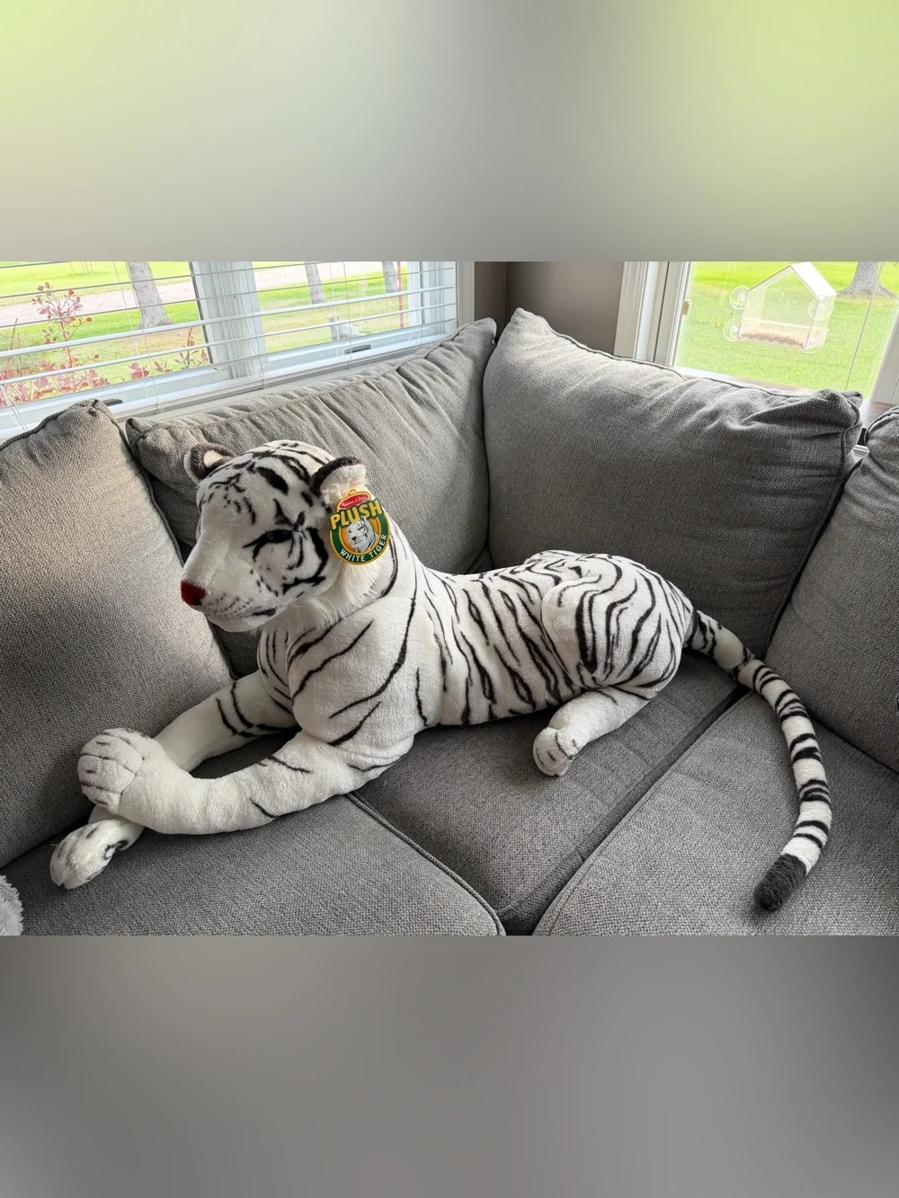 Melissa‎ & Doug Truly life like hand-crafted Siberian tiger life size plush